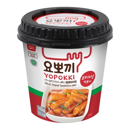 Topokki originaal kastmes, terav (Young Poong Halal Original Cup)